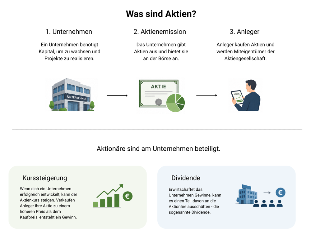 Was sind Aktien